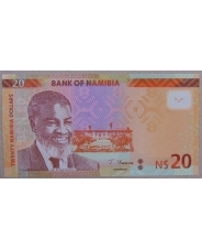 Намибия 20 долларов 2022 UNC. 4177